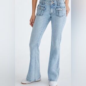 Aeropostale Flare Low-Rise Jeans